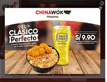 Tablet Screenshot of chinawok.com.pe
